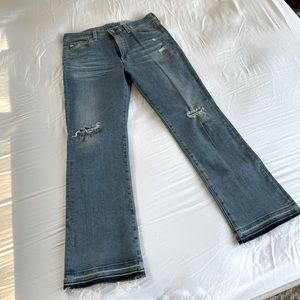 AG Adriano Goldschmied Jodi Crop Jeans 28